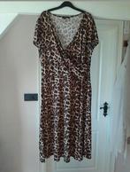 Fijne overslag jurk ladress la dress leopard print xl xxl, Kleding | Dames, Jurken, LaDress, Bruin, Zo goed als nieuw, Maat 46/48 (XL) of groter