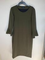 Lilytime donkergroene jurk rechtvallend maat 38, Kleding | Dames, Jurken, Ophalen of Verzenden, Zo goed als nieuw, Knielengte