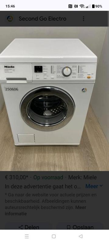Witgoed ophaaldienst wasmachine, droger, vaatwasser fornuis  beschikbaar voor biedingen