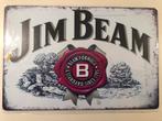 Nieuw Jim Beam metalen wandbord kroeg cafe bar mancave, Ophalen of Verzenden, Nieuw, Reclamebord