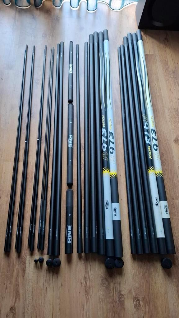 Rive R973 match 13m, Watersport en Boten, Hengelsport | Witvissen, Gebruikt, Vaste hengel, Ophalen