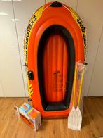 Rubberen roeiboot met peddels, Ophalen of Verzenden, Gebruikt