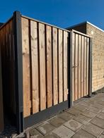 Schutting douglasschermen, tuindeur en betonpalen, Ophalen, 1 tot 2 meter, 6 meter of meer, Nieuw