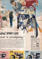 Retro reclame 1962 Berini brommer Tour Luxe Sport, Overige typen, Ophalen of Verzenden