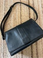 KLM tas orgineel leer, Sieraden, Tassen en Uiterlijk, Tassen | Schoudertassen, Ophalen of Verzenden, Zo goed als nieuw, Blauw