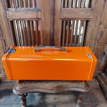 Vintage ontbijtkoektrommel oranje Brabantia beschikbaar voor biedingen