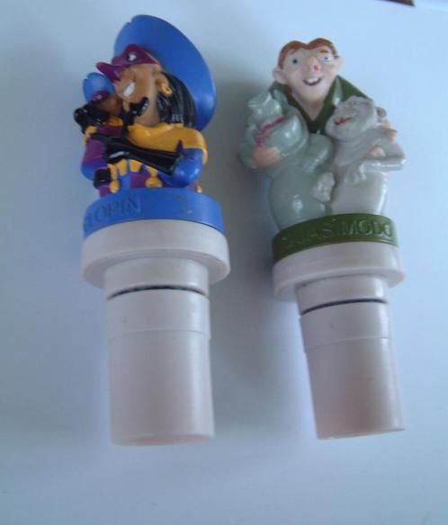 disney 2 vintage stempels Quasimodo en Clopin, Verzamelen, Disney, Ophalen of Verzenden