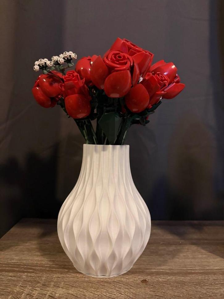 3D (Lego) vaas, Huis en Inrichting, Woonaccessoires | Vazen, Nieuw, Overige kleuren, Minder dan 50 cm, Kunststof, Verzenden