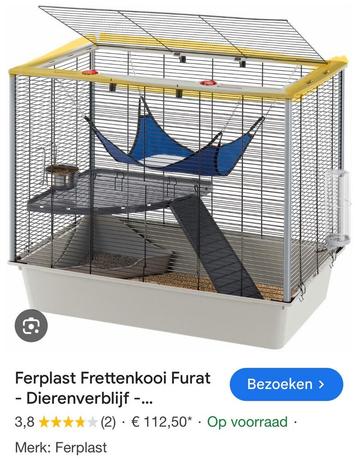 Onderdelen furat rattenkooi( nieuw) beschikbaar voor biedingen