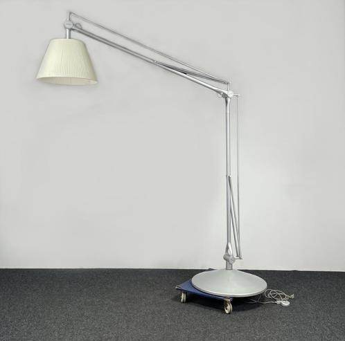 Flos Superarchimoon Vloerlamp, Huis en Inrichting, Lampen | Vloerlampen, Gebruikt, 200 cm of meer, Metaal, Ophalen
