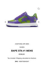 BAPE STA #1 - Heren Sneakers Maat 45, Kleding | Heren, Schoenen, Ophalen of Verzenden, Nieuw, Overige kleuren, Sneakers of Gympen