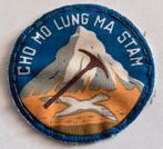 Vintage Scouting Cho Mo Lung Ma Stam embleem, Ophalen of Verzenden, Zo goed als nieuw, Embleem, Speld of Insigne