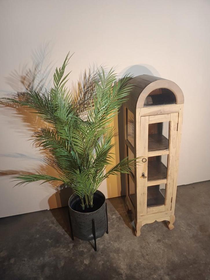 Retro Aziatische Vitrinekast, Huis en Inrichting, Kasten | Vitrinekasten, Gebruikt, 100 tot 150 cm, Minder dan 50 cm, 25 tot 50 cm