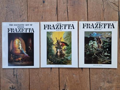 Frank Frazetta. Set van 3 Art boeken., Boeken, Fantasy, Gelezen, Ophalen of Verzenden
