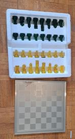 Schaakspel glas, Hobby en Vrije tijd, Gezelschapsspellen | Bordspellen, Een of twee spelers, Ophalen of Verzenden, Nieuw