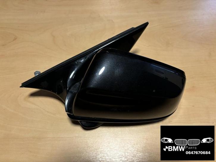 Spiegel + camera hoogglans zwart Bmw 5-Serie F10 F11, Auto-onderdelen, Spiegels, BMW, Gebruikt, Ophalen of Verzenden