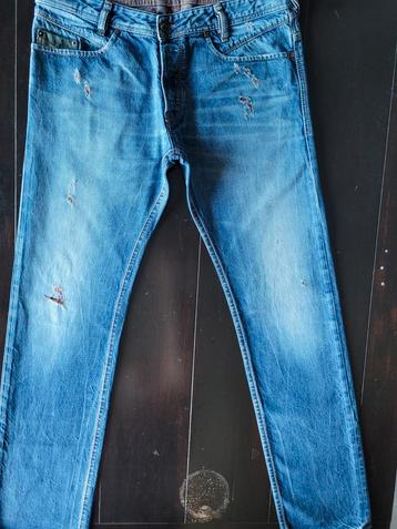 ZGAN CLASSIC DIESEL IAKOP SLIM TAPERED DESTROY JEANS 34/34! beschikbaar voor biedingen