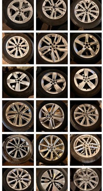 Winterbanden op velgen VW Audi Skoda Seat Mercedes Cupra BMW beschikbaar voor biedingen