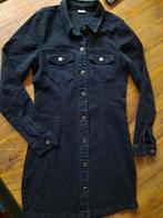 Jaqueline de Yong zwarte denim lange blouse / jurk maat s, Kleding | Dames, Zwart, Ophalen of Verzenden, Zo goed als nieuw, Maat 36 (S)