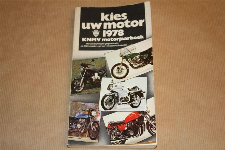 Kies uw motor 1978. KNMV motorjaarboek., Boeken, Motoren, Gelezen, Ophalen of Verzenden