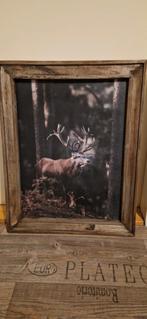 Mooi schilderij met oldgrey lijst, 50 tot 75 cm, Ophalen of Verzenden, Zo goed als nieuw, 50 tot 75 cm