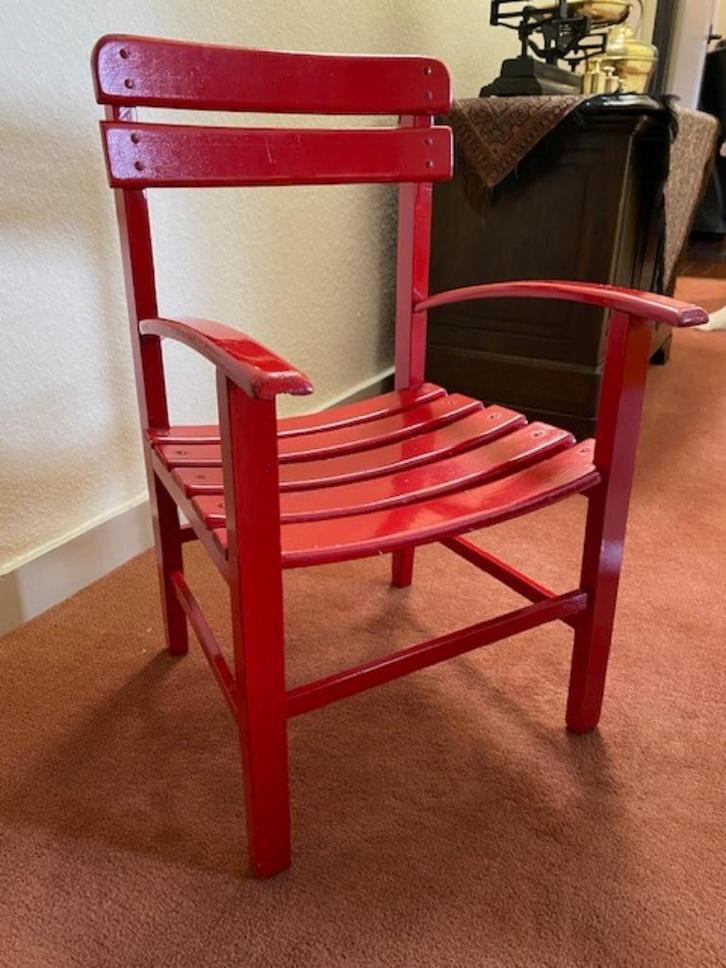 Vintage kinderstoeltje jaren '60, Kinderen en Baby's, Kinderkamer | Tafels en Stoelen, Gebruikt, Stoel(en), Ophalen