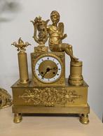 Bronzen vergulde empire pendule, Antiek en Kunst, Antiek | Klokken, Ophalen