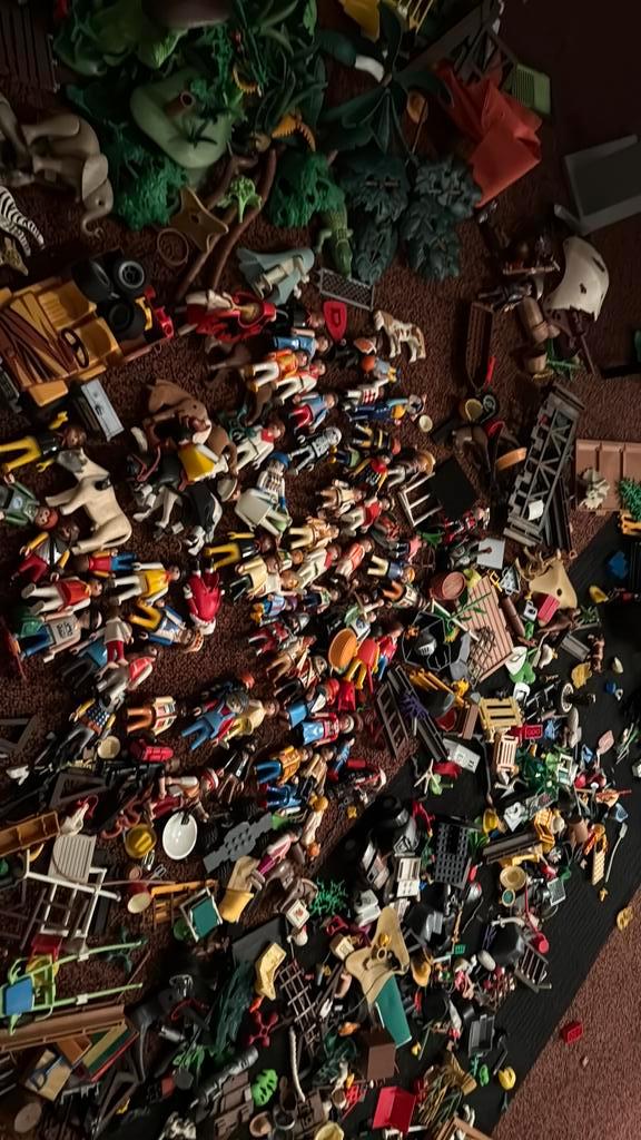 Enorme partij Playmobil - veel poppetjes, Kinderen en Baby's, Speelgoed | Playmobil, Gebruikt, Ophalen