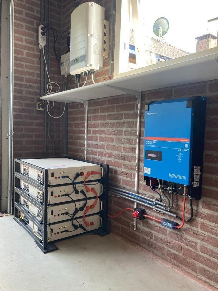 Complete kit 10 kWh thuisbatterij, Doe-het-zelf en Verbouw, Zonnepanelen en Toebehoren, Nieuw, Compleet systeem, Ophalen