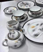 Antiek Japan Japans servies Yasuda company hand geschilderd, Antiek en Kunst, Antiek | Servies los, Ophalen of Verzenden