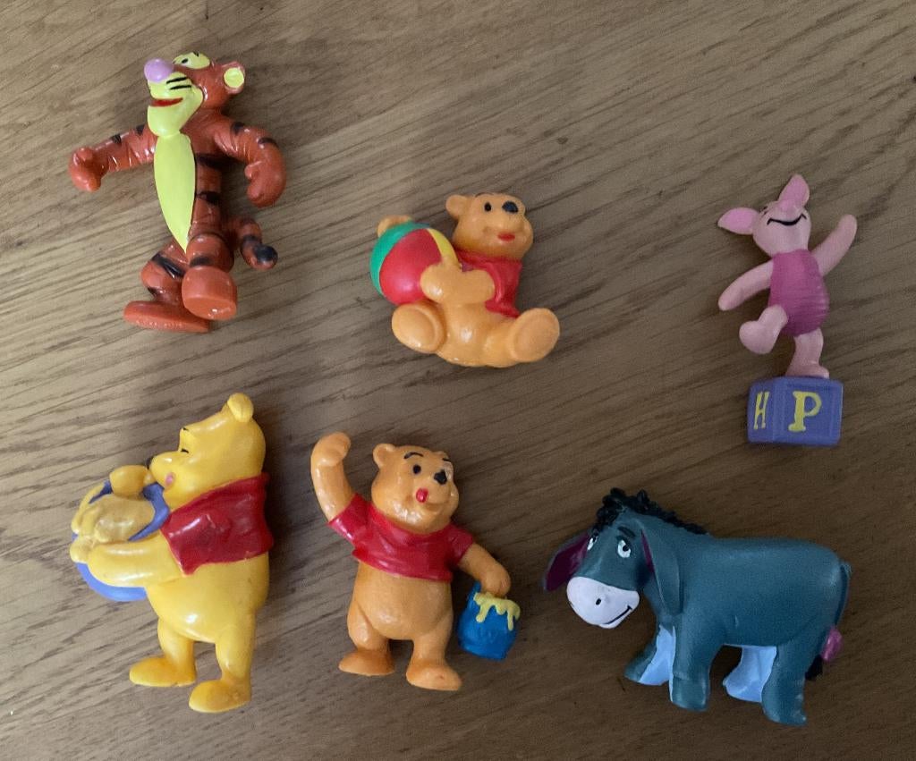6x Winnie the Pooh-figuren (Bullyland), Verzamelen, Disney, Ophalen of Verzenden, Winnie de Poeh of vrienden, Zo goed als nieuw