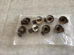 Vintage kerstboom kaarsenhouders 8 stuks., Ophalen of Verzenden, Gebruikt