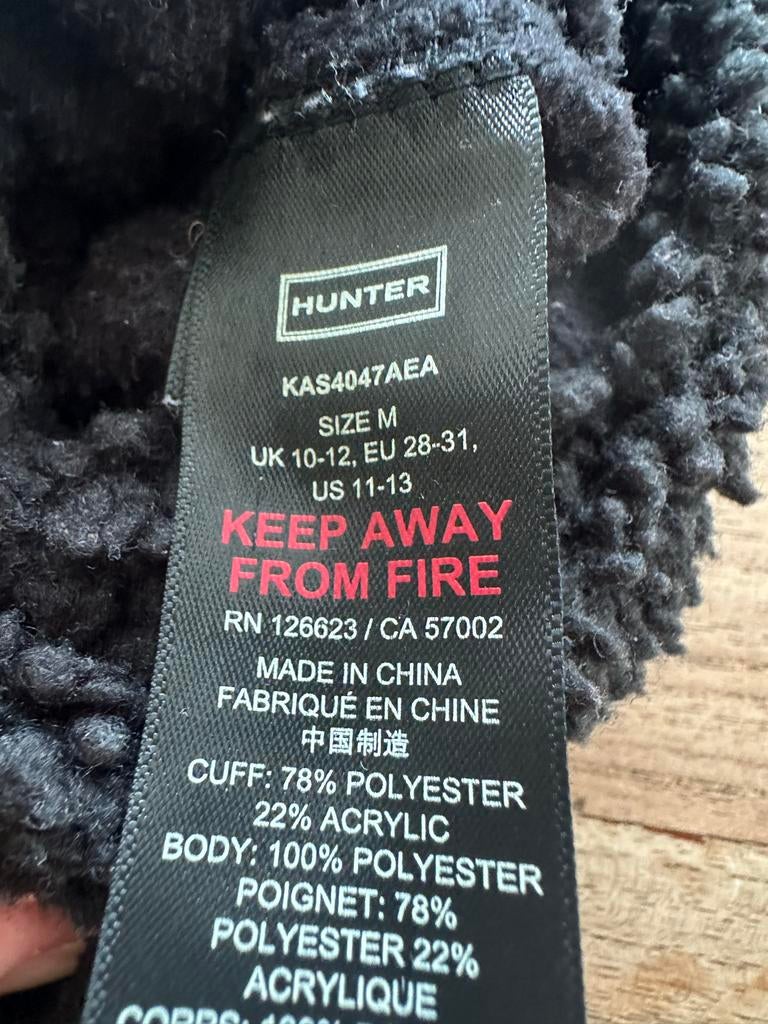 Hunter Fleece Sokken Laarzen mt 28-31, Ophalen of Verzenden, Zo goed als nieuw, Jongen of Meisje