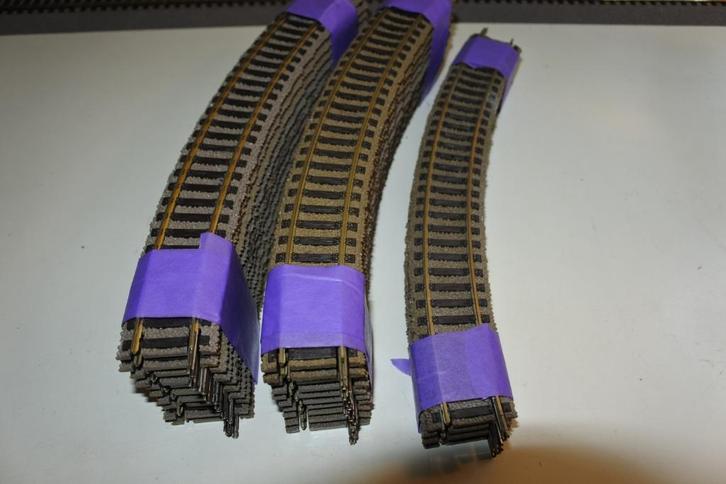 Fleischmann profirails bocht 6120 HO, Hobby en Vrije tijd, Modeltreinen | H0, Zo goed als nieuw, Rails, Gelijkstroom, Fleischmann