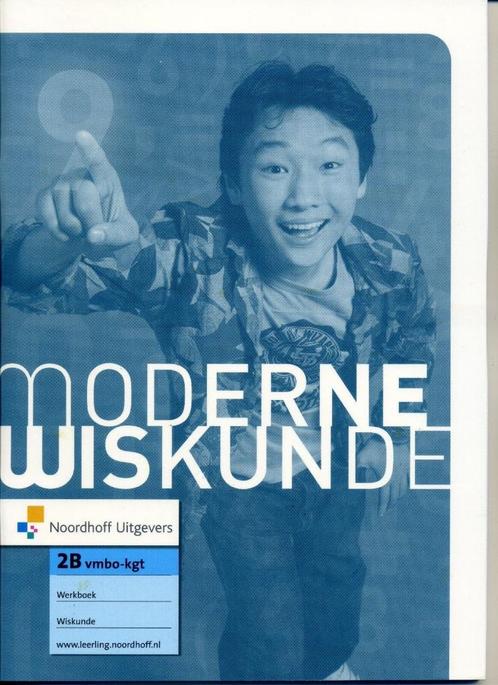 Moderne Wiskunde 2B vmbo-kgt werkboek, Boeken, Schoolboeken, Zo goed als nieuw, Wiskunde B, VMBO, Verzenden