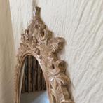 Barok spiegel – houten lijst wit - 110 x 85 cm- TTM Wonen, 100 tot 150 cm, Nieuw, Info@ttmwonen.nl, 75 tot 100 cm