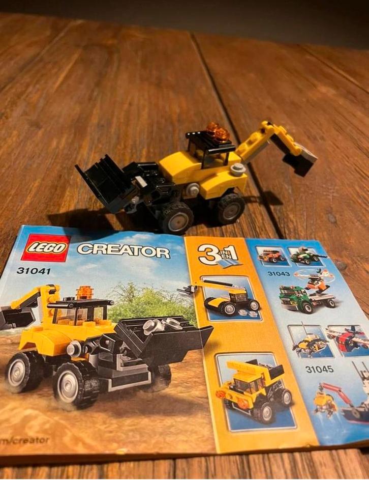 Lego Creator 31041 Graafmachines, Kinderen en Baby's, Speelgoed | Duplo en Lego, Zo goed als nieuw, Ophalen of Verzenden