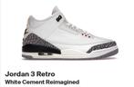 Jordan 3 Retro White Cement Reimagined maat 42,5, Kleding | Heren, Schoenen, Ophalen, Wit, Nieuw, Sneakers of Gympen