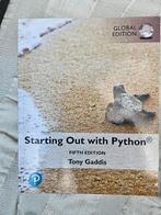 9781292408637 Starting Out with Python, Global Edition, Fift, Tony Gaddis, Ophalen of Verzenden, Beta, WO