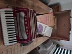 Accordeon  noturni met boeken en koffer, Muziek en Instrumenten, Accordeons, Ophalen, Overige merken, Met riemen
