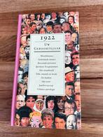 Boekje:  Uw geboortejaar 1922, Boeken, Overige Boeken, Ophalen of Verzenden, Zo goed als nieuw