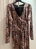 Bonprix overslag jurk mt 44/46, Bonprix bodyflirt, Bruin, Maat 46/48 (XL) of groter, Ophalen of Verzenden