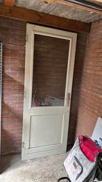 Buitendeur (achterzijde, keuken), Doe-het-zelf en Verbouw, Deuren en Horren, Ophalen, Gebruikt, 200 tot 215 cm, Glas