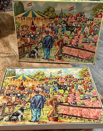 Circus! Mooie oude complete puzzel - circus € 8,00 beschikbaar voor biedingen