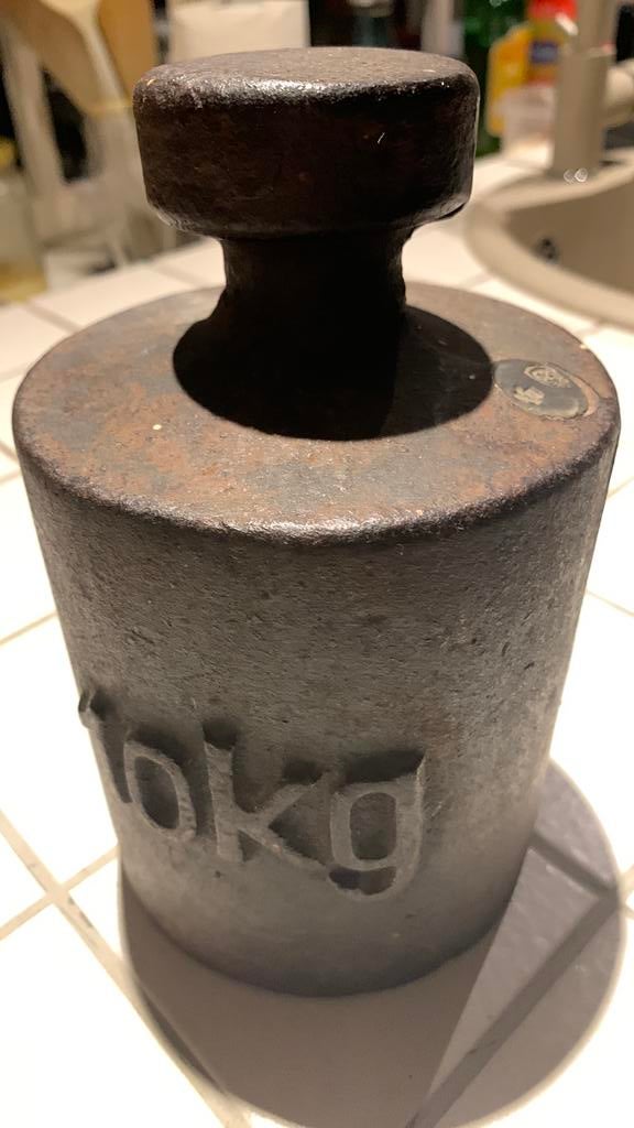 Gewicht 10 kilo, Antiek en Kunst, Antiek | Tin, Ophalen
