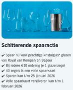 Royal van Kempen & Begeer Kristalglazen van Albert Heijn, Verzamelen, Supermarktacties, Lidl, Ophalen of Verzenden