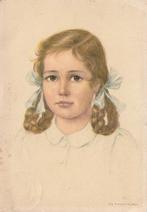 MEISJE TEKN LILY EVERDIJK SMULDERS UIT 1956 MOOI KAART KJ12, Verzamelen, Ansichtkaarten | Themakaarten, Ophalen of Verzenden, 1940 tot 1960