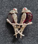 Zeer mooie duiven broche, Sieraden, Tassen en Uiterlijk, Broches, Ophalen of Verzenden, Zo goed als nieuw, Zilver, Overige materialen