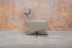ZGAN taupekleurige leren Leolux Elixir design draaifauteuil, Huis en Inrichting, Fauteuils, Leolux, Leolux, Design, 75 tot 100 cm