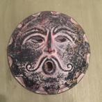 Aardewerk Masker Man met Snor - Woonaccessoire, Ophalen
